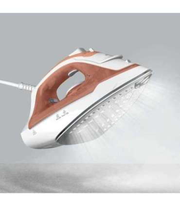 Tefal Virtuo 30 FV2C40E0 iron Dry & Steam iron Ceramic soleplate 2000 W Peach, White