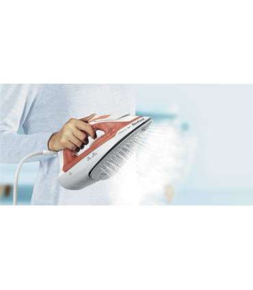 Tefal Virtuo 30 FV2C40E0 iron Dry & Steam iron Ceramic soleplate 2000 W Peach, White