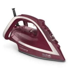 Tefal Ultimate Pure FV6820 Steam iron 2800 W Red, Silver
