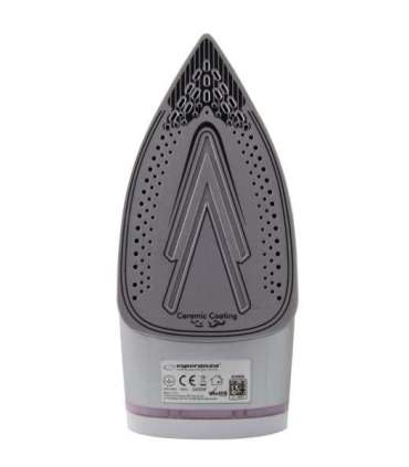 Esperanza EHI004 iron Dry & Steam iron Ceramic soleplate 2400 W Purple, White