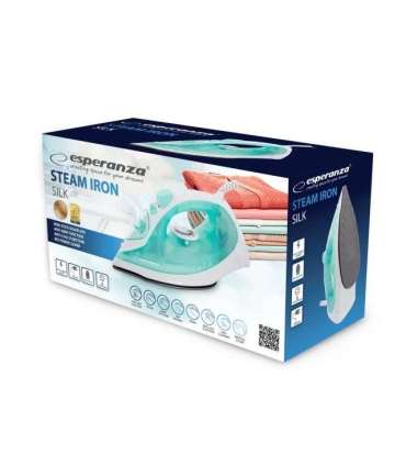 Esperanza EHI005 Steam iron Ceramic soleplate  Green,White 2200 W