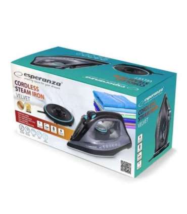 Esperanza EHI010 Steam iron Ceramic soleplate Grey, Black 2600 W