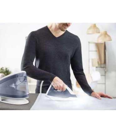 Tefal Express Optimal SV4110 2200 W 1.2 L Ceramic Express Glide Blue, White