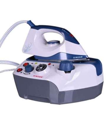 SINGER SHG6201 steam ironing station 850 W 1.2 L Stainless Steel soleplate Black, Blue, Grey
