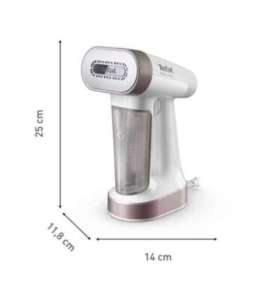 Tefal Pure Force DT8765E0 garment steamer Handheld garment steamer 0.18 L 1800 W Black, Cinnamon colour