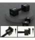 HL02 ADJUSTABLE DUMBBELLS BLACK 2 x 5 KG HMS