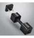 HL02 ADJUSTABLE DUMBBELLS BLACK 2 x 5 KG HMS