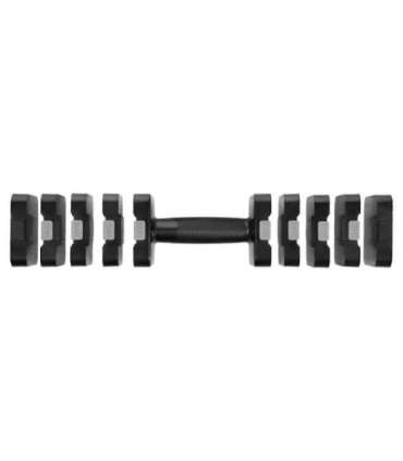 HL02 ADJUSTABLE DUMBBELLS BLACK 2 x 5 KG HMS