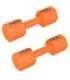 HL03 ADJUSTABLE DUMBBELLS ORANGE 2 x 2.5 KG HMS