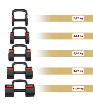 HL05 3in1 ADJUSTABLE DUMBBELL WITH PUSH-UP BAR AND KETTLEBELL FUNCTION HMS