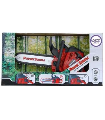 WOOPIE lastele mõeldud mootorsae kummist pöörleva ketiga