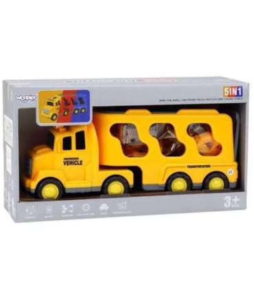 WOOPIE puksiirauto komplekt 5 autoga - teedeabi