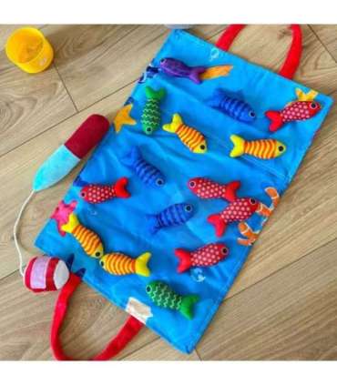 WOOPIE Zestaw Małego Wędkarza Nauka Liczenia 22 El.