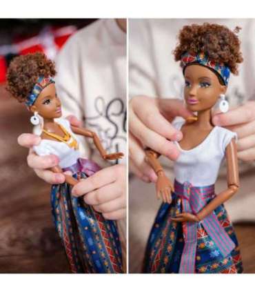 WOOPIE ROYAL Lalka Lili Mulatka w Eleganckiej Sukni