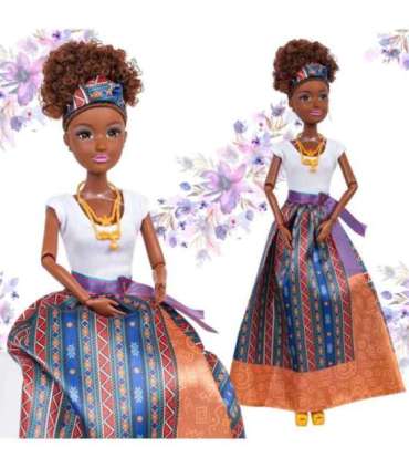 WOOPIE ROYAL Lalka Lili Mulatka w Eleganckiej Sukni