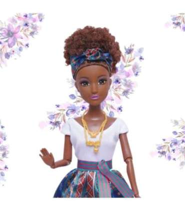 WOOPIE ROYAL Lalka Lili Mulatka w Eleganckiej Sukni