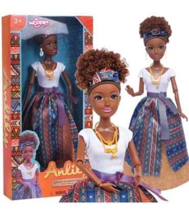 WOOPIE ROYAL Lalka Lili Mulatka w Eleganckiej Sukni