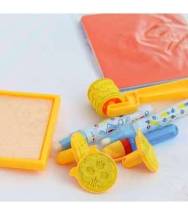 WOOPIE Magiczna Mata Wodna do Malowania XXL Pieczątki Cyferki 100x80 cm