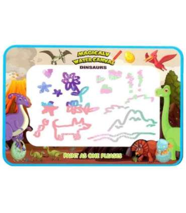 WOOPIE Magiczna Mata Wodna do Malowania XXL Pieczątki Cyferki 100x80 cm