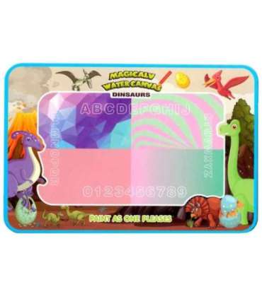 WOOPIE Magiczna Mata Wodna do Malowania XXL Pieczątki Cyferki 100x80 cm