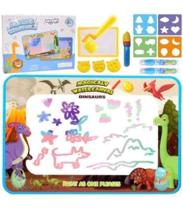 WOOPIE Magiczna Mata Wodna do Malowania XXL Pieczątki Cyferki 100x80 cm