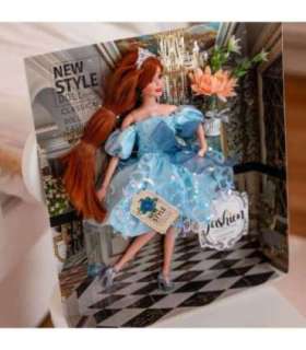 WOOPIE ROYAL Lalka Emi w Błękitnej Sukience Tiulowej