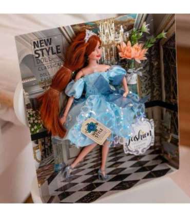 WOOPIE ROYAL Lalka Emi w Błękitnej Sukience Tiulowej