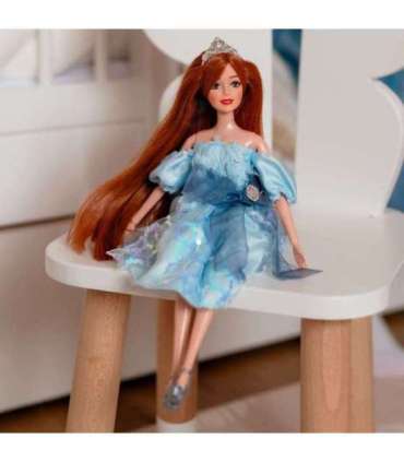 WOOPIE ROYAL Lalka Emi w Błękitnej Sukience Tiulowej