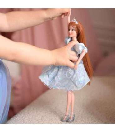 WOOPIE ROYAL Lalka Emi w Błękitnej Sukience Tiulowej