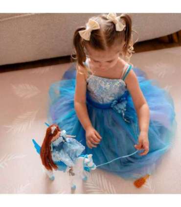 WOOPIE ROYAL Lalka Emi w Błękitnej Sukience Tiulowej