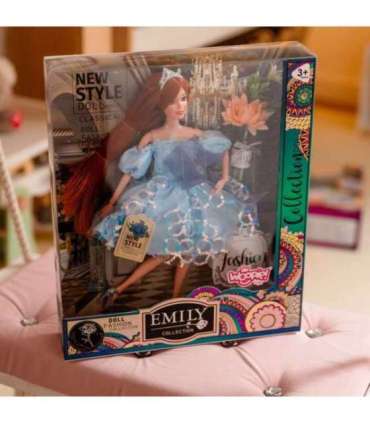 WOOPIE ROYAL Lalka Emi w Błękitnej Sukience Tiulowej