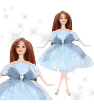 WOOPIE ROYAL Lalka Emi w Błękitnej Sukience Tiulowej