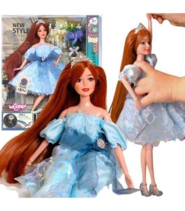 WOOPIE ROYAL Lalka Emi w Błękitnej Sukience Tiulowej