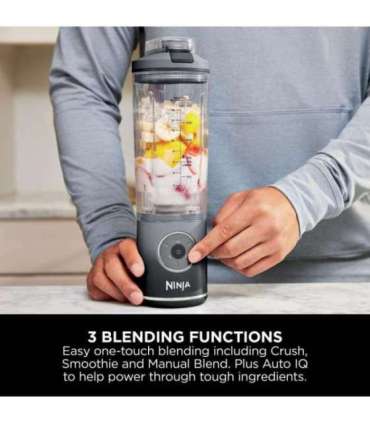 Ninja BC251EUGY Blast Max Portable Blender, Cool Grey