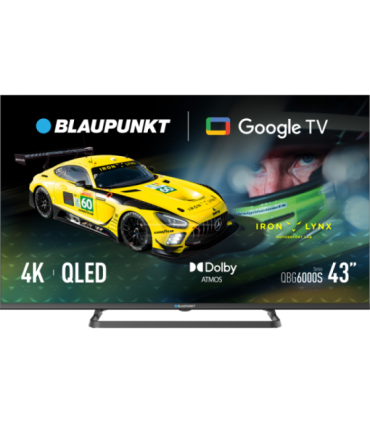 Blaupunkt QLED TV 43QBG6000S 43 Smart TV Google TV Black