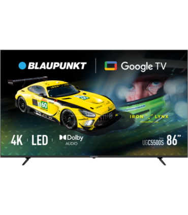 Blaupunkt LED TV 86UGC5500S 86 Smart TV Google TV UHD Black