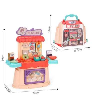 WOOPIE Кондитерская и мороженое — чемодан/сумка 3 в 1, 25 шт.