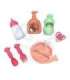 WOOPIE ROYAL Пупс 36 см в одежде с мишкой, с аксессуарами для кормления