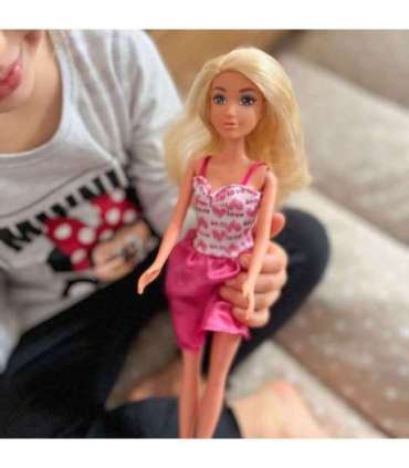 WOOPIE ROYAL Lalka Lily Bobas Krzesełko do Karmienia Zestaw Akcesoria