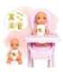 WOOPIE ROYAL Lalka Lily Bobas Krzesełko do Karmienia Zestaw Akcesoria