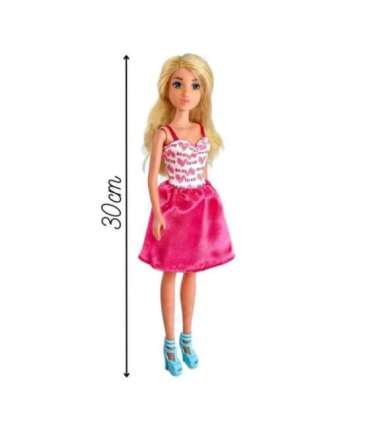 WOOPIE ROYAL Lalka Lily Bobas Krzesełko do Karmienia Zestaw Akcesoria