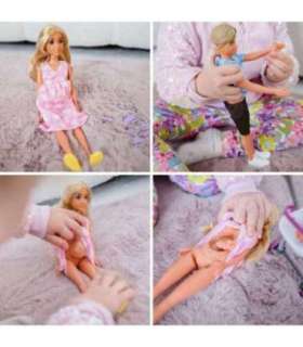 WOOPIE ROYAL Zestaw Lalek Rodzina Lily w Ciąży Tata Niemowlak