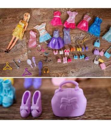 WOOPIE ROYAL Lalka Lili Modelka Stylistka Modowa z Akcesoriamii