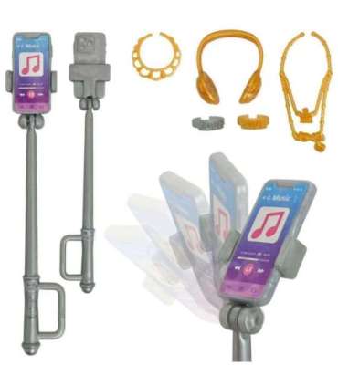 WOOPIE ROYAL Lalka Lili Modelka Stylistka Modowa z Akcesoriamii