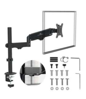 Maclean monitor mount, gas spring, 17"-32", 2-10kg, black, MC-135