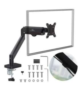 Maclean monitor mount, gas spring, 17"-32", 2-10kg, black, MC-133