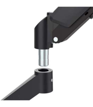 Maclean monitor mount, gas spring, 17"-32", 2-10kg, black, MC-133