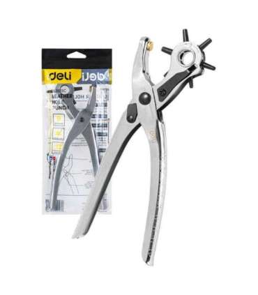 Leather Hole Punch 9" Deli Tools EDL1919C (silver)
