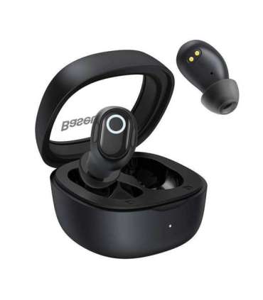 Wireless headphones Baseus Bowie WM02 TWS, Bluetooth 5.0 (black)