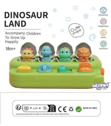 WOOPIE BABY hariv mänguasi - pop-up dinosaurused